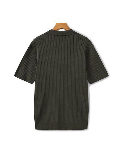 Premium-Rippstrickpolo