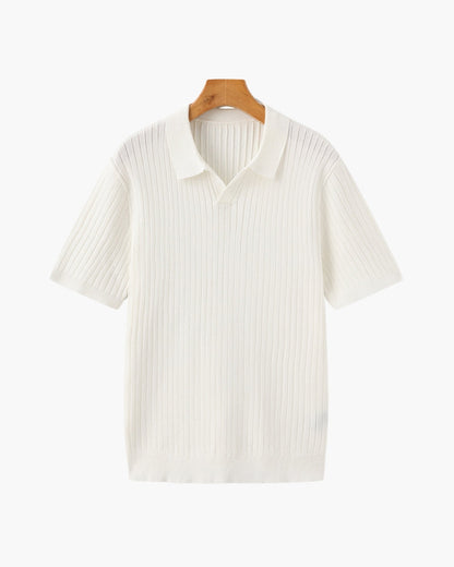 Premium-Rippstrickpolo
